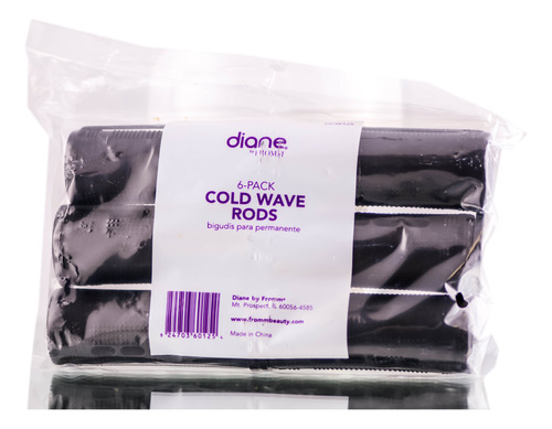 Varillas Cold Wave Diane Black 1 1/4 (6 Unidades)