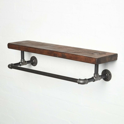 Rack Con Repisa Estilo Industrial