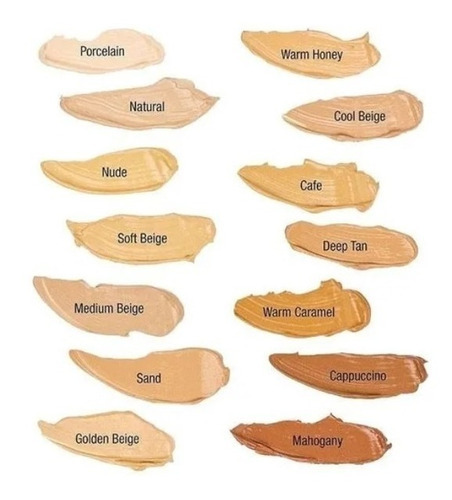 Base de maquillaje lĂquida L.A. Colors Truly Matte Truly Matte tono warm honey - 40mL