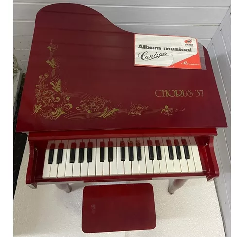 BRINQUEDO - Antigo piano infantil da marca GIESE cantig