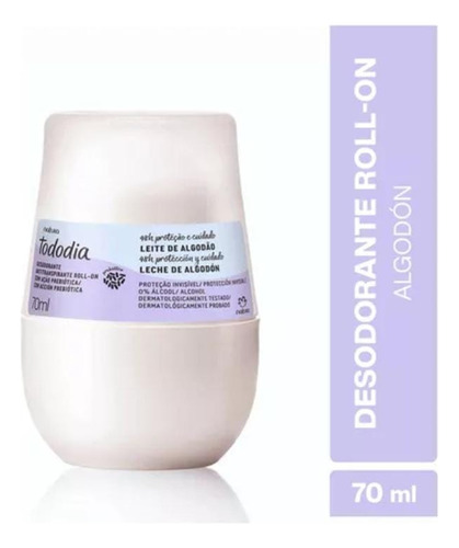 Desodorante Antitranspirante Tododia Natura 70ml 
