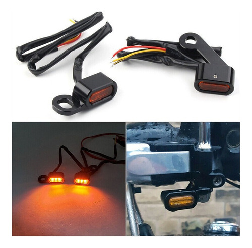 2pcs Motocicleta Led Señal De Giro Para Harley Sportster