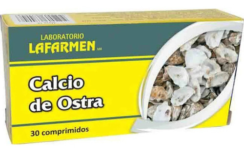 Lafarmen Calcio De Ostra Suplemento Dientes X30 Comprimidos 
