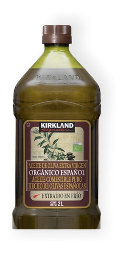 Aceite De Oliva Organico Extra Virgen 2 Litros Prensado Frio