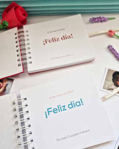 Álbum De Fotos Personalizado. Diseño Mamá. Día De La Madre