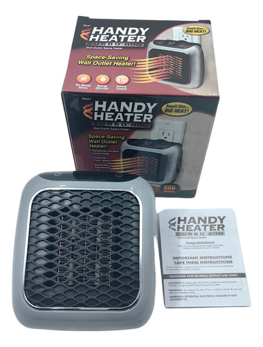 Caloventilador Portátil Para Pared 800w Set X 2