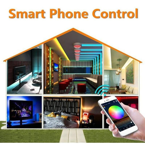 Barra De Luces Led Rgb Wifi De 10 M, Compatible Con La Aplic