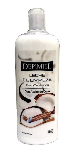 Leche De Limpieza Post Depilacion Con Aceite De Coco