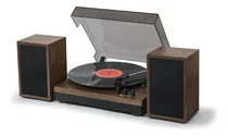 Comprar Bandeja De Vinilo Con Parlantes Muse Mt108bt Con Bt Y Puerto Color Marrón