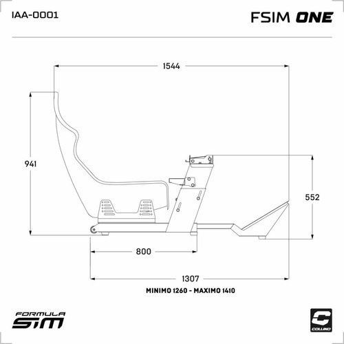 Imagen 6 de 10 de Simulador De Manejo Formula Sim One Logitech G29 Fsim