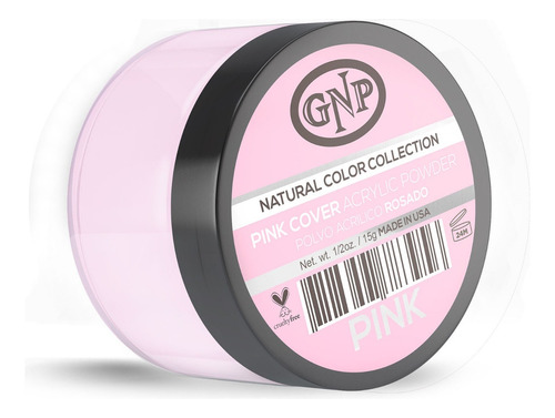 Polvo Acrílico Cover Gnp Pink 15gr. Color Rosa claro