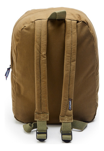 Imagen 4 de 6 de Mochila Urbana Cacique Clásica Lisa Gabardina - Resistente