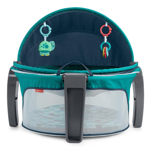Domo Portátil Cuna - Moisés De Bebé Con Techito Fisher-price Diseño Diseño Verde