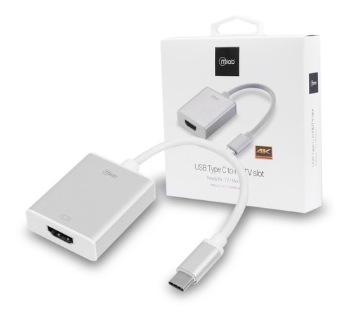 Adaptador Mlab 8390 Usb A Hdmi 4k Plata