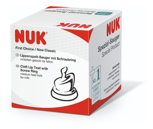 Imagen 2 de 2 de Chupo Especial Labio Leporino Nuk N10107003