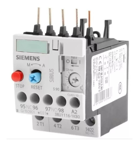 Rele De Sobrecarga Termico Siemens 3ru1116-1hb0 5.5-8a