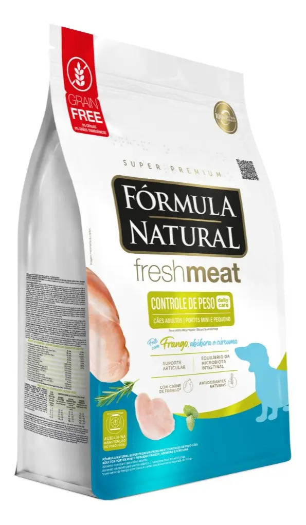 Ração Seca Fresh Meat Cães Adultos Controle Peso Light 2,5kg