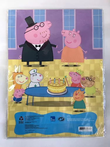 Peppa Pig - Revista desenhos para colorir: É aniversário da Peppa