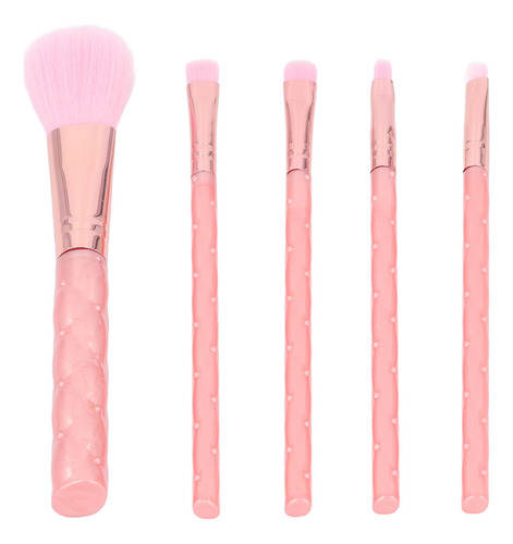 Juego De Brochas De Maquillaje Suaves, 5 Piezas, Brochas Cos