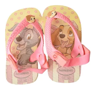 Ojotas Havaianas Baby Disney Retro Dama Y El Vagabundo