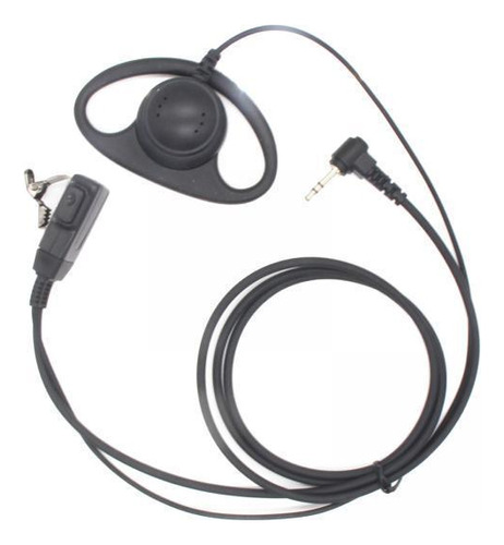 2 Auricular De Radio De 2x1 Vías Con Cable 2 Piezas