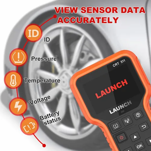 Sensor Presion Tpms Launch Crt-511 Diagnostico Programacion
