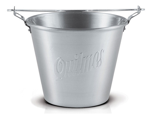 Balde De Gelo Cerveja Quilmes Auto Relevo 6 L Aluminio Cor Prateado