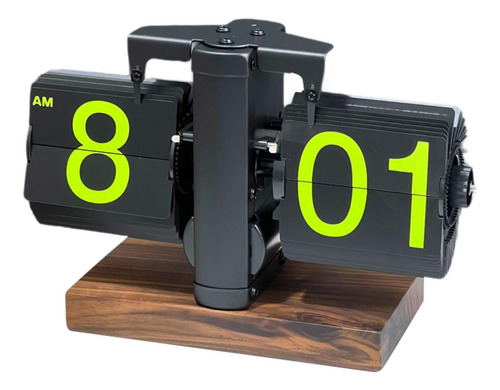 Reloj Con Tapa Automática, Reloj Abatible Hacia Negro