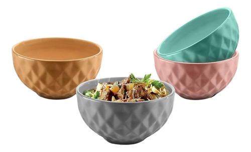 Tijela Bowl De Ceramica 450ml Cumbuca P/ Caldos Sopas Açai