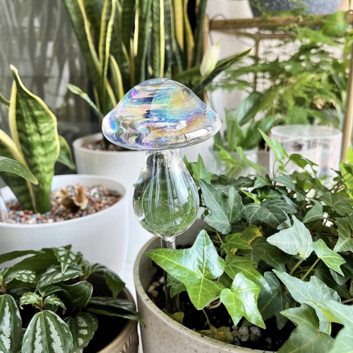 Mm W Globos De Riego Para Plantas Iridiscentes De Hongos