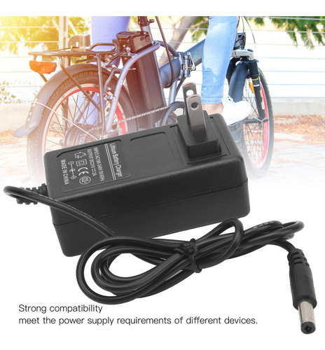 Zj Cargador De Batería De Litio 21v 2a Adaptador De Ca