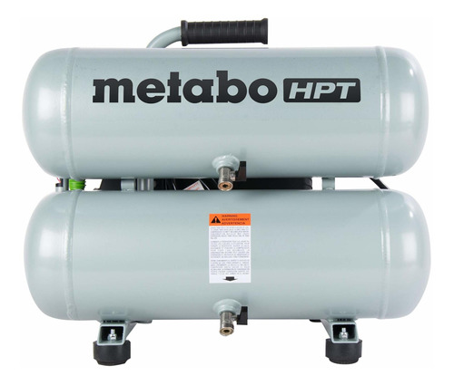 Metabo Hpt Compresor De Aire, 4 Galones, Elctrico, Doble Pil