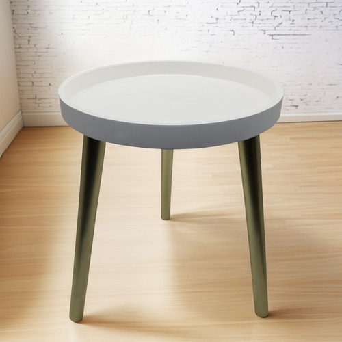 Mesa De Centro Redonda Lateral Salon Mesa De Centro Blanca