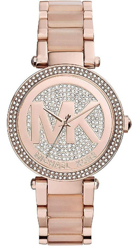 Reloj Bicolor Parker Mk6176 De Michael Kors Para Mujer