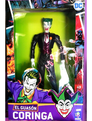 Muñeco El Guason Figura Dc Gigante Joker 45cm Coringa Comic