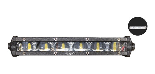 Imagen 1 de 1 de I O L Barra Led Mini Slim Faro 6 Lupa 7 Pulgadas Blanco Base
