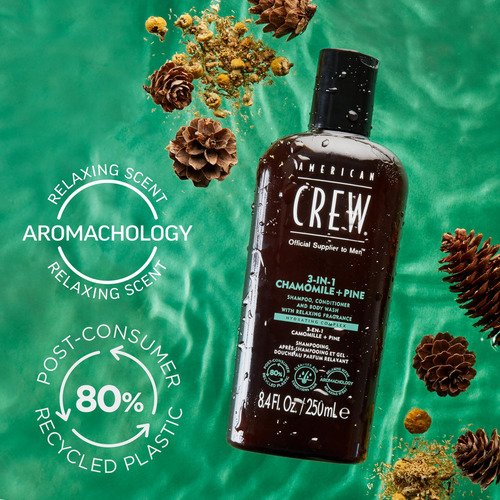 Shampoo, Condicionador E Sabonete Líquido American Crew 1l