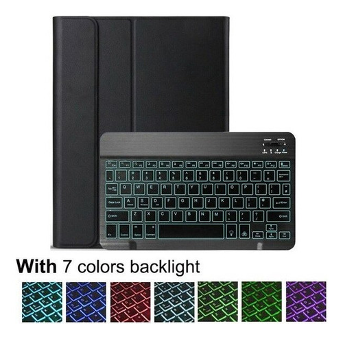 K Capa Teclado Com Luz Para Galaxy Tab 10.1 2016 T580 T585