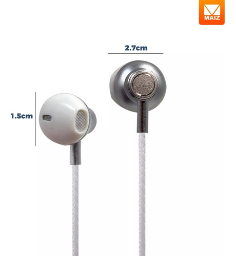 Audifonos In Ear Alambricos Celular Manos Libres Usb Tipo C