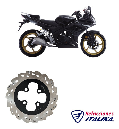 Disco Freno Trasero Rt200 200gp Italika Original (f15020156)
