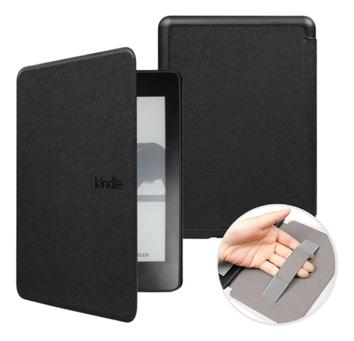 Capa Interior Camurça Para Kindle 11ª Geração Com Alça