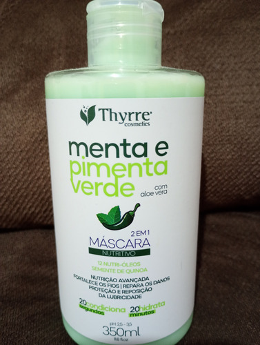 Kit Nutrição Avançada Menta E Pimenta Verde Thyrre 350ml