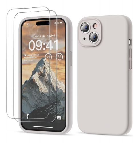 Funda P/ Celular Goodvish Gris Roca P/ iPhone 15 6.1''