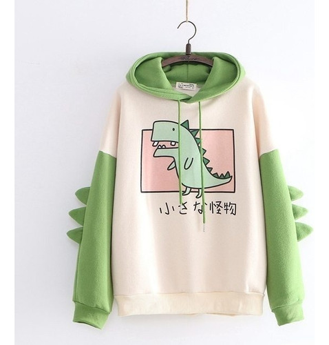 Lindo Dinosaurio Mujer Sudadera Pullovers Tops Sudaderas Con