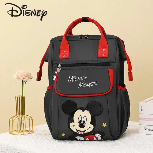 Pañalera Mickey Mause Negra 