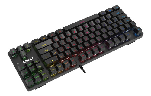 Imagen 5 de 5 de Teclado Mecánico Gamer Retroiluminado 87 Teclas Black- Ajazz