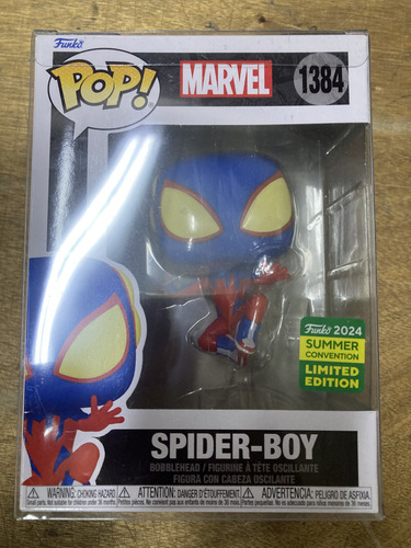 Spider-boy 1384 Marvel Comics Funko Pop Sdcc 2024