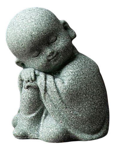 6 Estatuilla De Monje Estatua De Buda Sentado Meditación