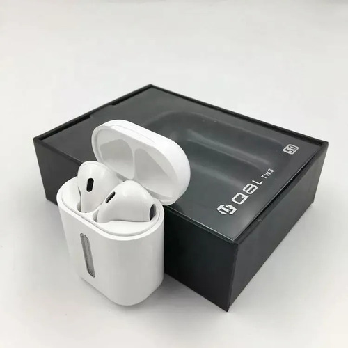 Auriculares in-ear inalámbricos CG Inalámbricos Q8L blanco con luz LED