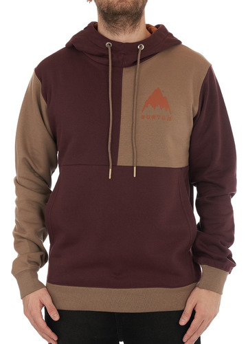 Buzo Canguro Hombre Burton Mountain Patch Hoodie